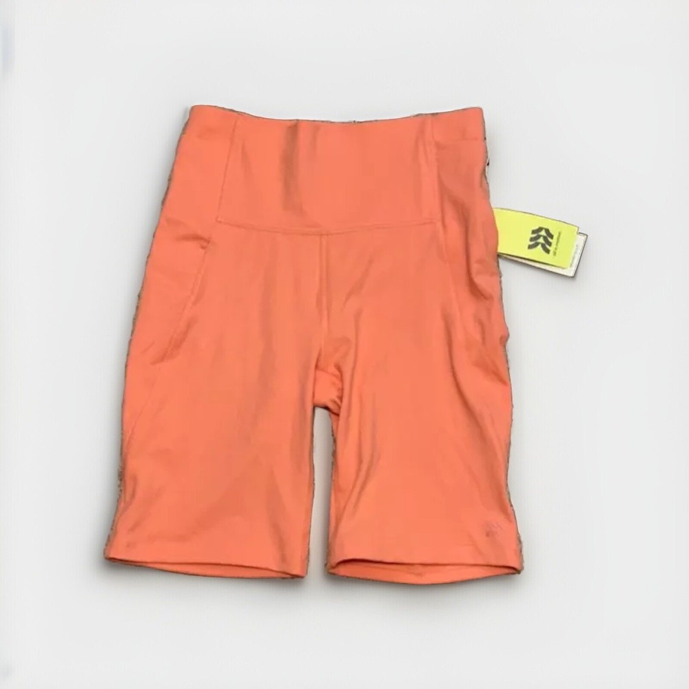 All‎ in Motion Womens Brushed Sculpt High Rise Bike Shorts Size XS